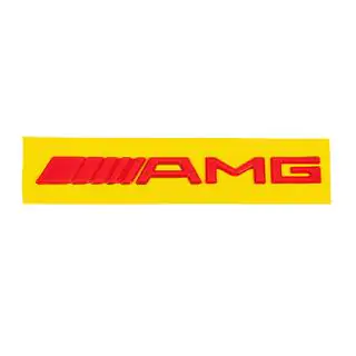 Badge AMG (20cm, ABS, rouge) photo 2