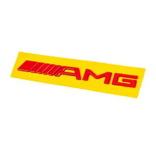 Badge AMG (20cm, ABS, rouge) photo 1