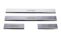 Peugeot 406 1995-2004 Seuils de porte Carmos (4 pcs, inox) photo 2