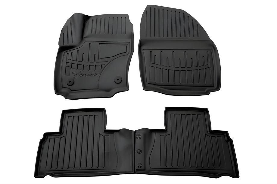Ford Galaxy 2007-2015 Tapis de Sol Caoutchouc Stingray 3D (2011-2014, 4 pcs, Polyuréthane, Clip FC2) Image