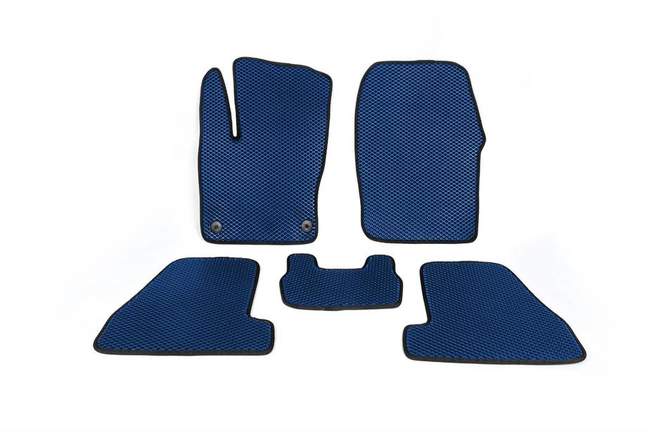 Ford Focus III 2011-2017 Tapis de sol EVA (Bleus) Image