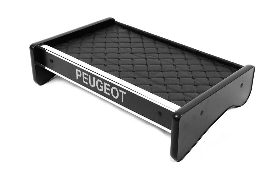 Peugeot Boxer 2006-2025 Tablette de tableau de bord (Noir avec surpiqûre noire) à partir de 2014 Image