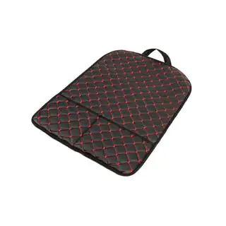 Organisateur de dossier de siège ECO (1 pc, Noir avec surpiqûres rouges) photo 4