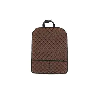 Organiseur de Dossier de Siège ECO (1 pc, Marron avec Couture Noire) photo 3