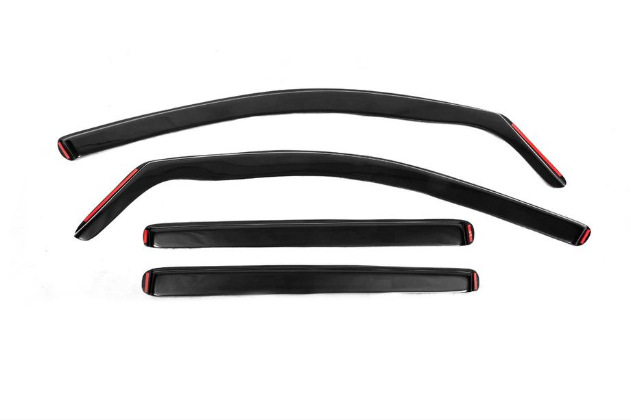 Volkswagen Tiguan 2016-2023 Déflecteurs de vitres à encastrer (Esa, 4 pcs) Image