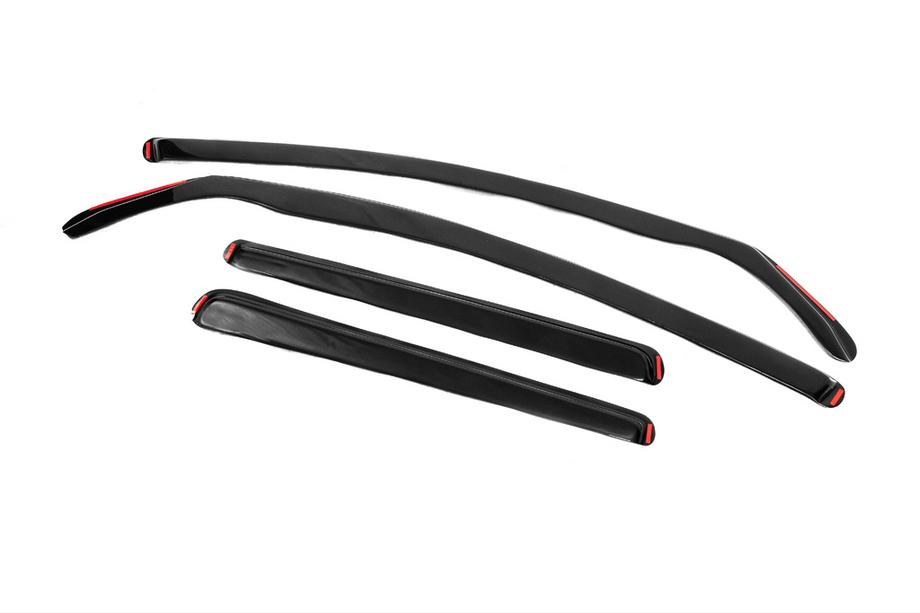 Volkswagen Golf 6 2008-2014 Déflecteurs de vitres à encastrer HB (Esa, 4 pcs) Photo 2