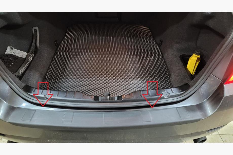 BMW 5 Series F10/F11 2010–2016 Cache Pare-chocs Arrière Esa (Sedan, ABS) Photo 1