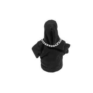 Housse de Levier de Vitesse Style Hoodie (Noir, Cordon Blanc) photo 4