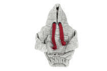 Housse de levier de vitesse hoodie (gris, cordon bordeaux) photo 2