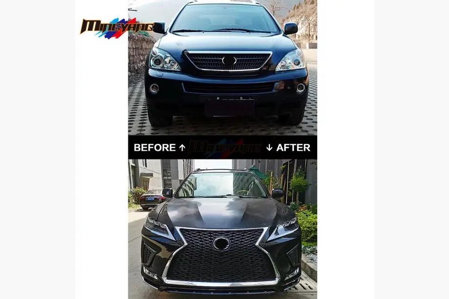 Lexus RX 2003-2009 Kit restylage vers 2021 (pare-chocs, phares, feux arrière) Photo 2
