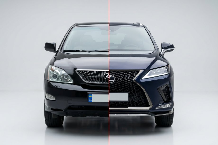 Lexus RX 2003-2009 Kit restylage vers 2021 (pare-chocs, phares, feux arrière) Photo 1