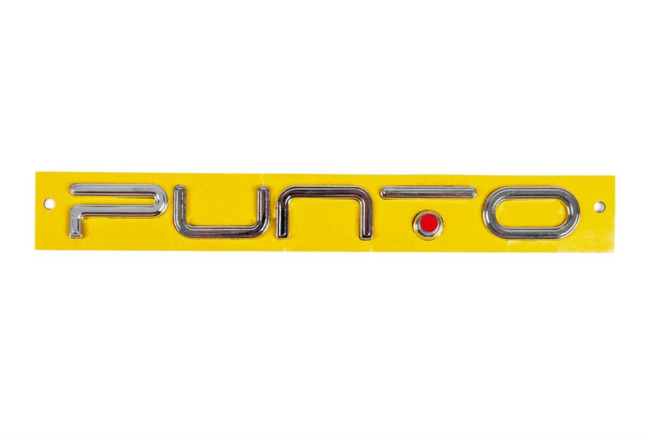 Fiat Punto Grande/EVO 2006-2018 Inscription Punto pour EVO (point rouge, 2037a) Image