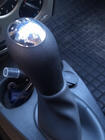 Dacia Logan I 2005-2008 Pommeau de levier de vitesse 8200079112 (noir avec chrome) photo 3