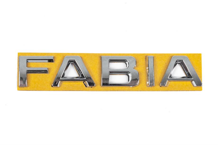 Skoda Fabia 2014-2021 Inscription Fabia (130 mm x 22 mm) Image