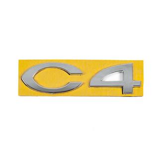 Inscription C4 8665.Y4 (108mm x 30mm) Citroen C-4 2004-2010 photo 1