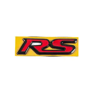 Insigne RS rouge-noir (95mm x 25mm) photo 1