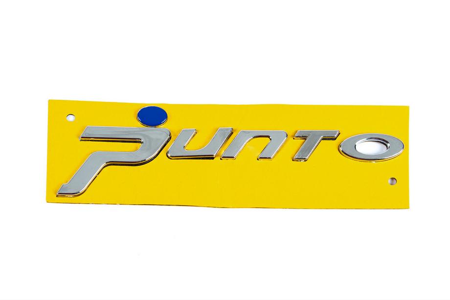 Fiat Punto Grande/EVO 2006-2018 Inscription Punto pour Grande (point bleu, 1518a) Image