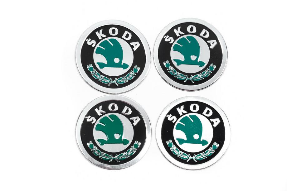 Skoda Autocollants de jante 60mm 8932 (Lot de 4) Image