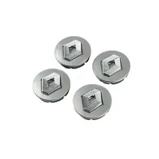 Caches moyeu gris 5884 (56mm à 52mm, 4 pcs)