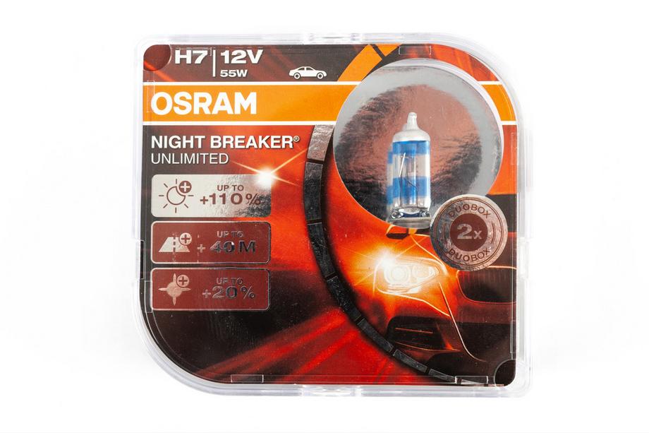 Ampoule de phare Osram H7 55W Night Breaker Unlimited 64210NBU Photo 1