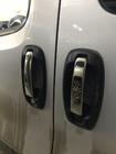 Peugeot Bipper 2008-2017 Couvre-poignées de Porte Chromés (4 pcs, Acier Inoxydable) OmsaLine - Inox Italien photo 1