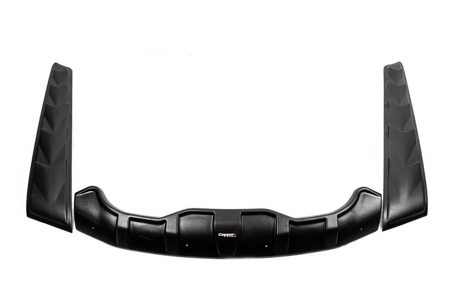 Nissan Navara 2006-2015 Kit de caches de capot DRAGON (3 pcs) Photo 2