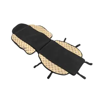 Housse de siège ECO et tissu OLD (1 pc, Beige avec couture noire + tissu) photo 1