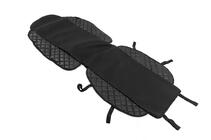 Housse de siège ECO et tissu (1 pc, Noir avec couture noire + tissu) photo 2