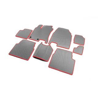 Tapis de sol EVA pour +2 (3 rangées, gris) Nissan Qashqai 2007-2010 photo 2