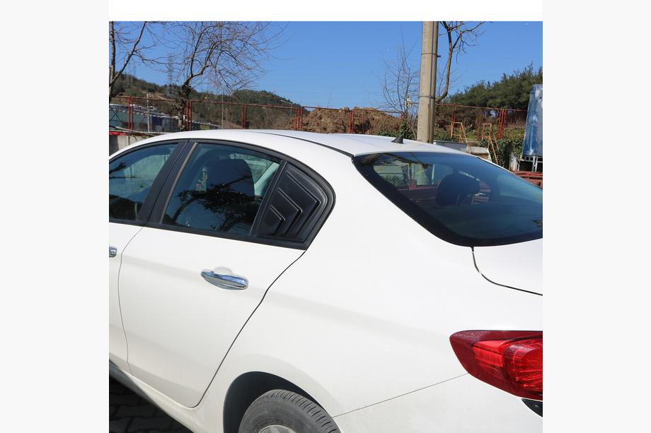 Fiat Tipo 2016- Couvre-vitres arrières EuroCap (2 pcs, ABS) Image