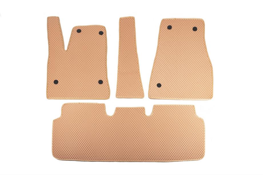 Tesla Model S 2012– Tapis de sol EVA (2012-2021, beige) Image