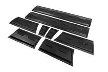 Ford Transit 2000–2014 Baguettes de porte EuroCap (8 pcs, ABS, base longue) photo 1