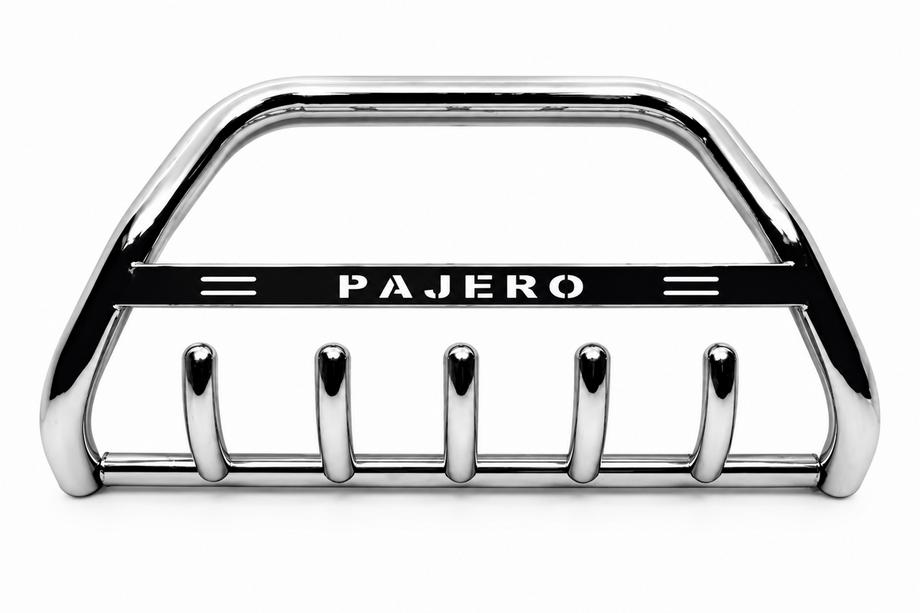 Mitsubishi Pajero Wagon III 1999-2006 Pare-buffle WT004 (Inox) Image