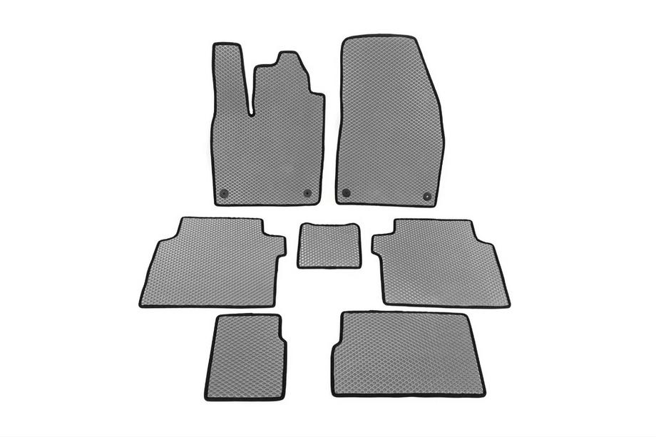 Volkswagen ID.6 2021- Tapis de sol EVA (Gris) 2 Rangées Image