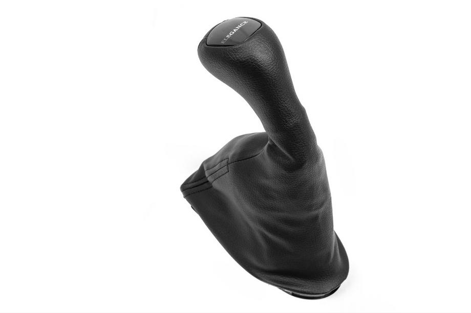 Mercedes E-class W211 2002-2009 Pommeau et soufflet de levier de vitesses OEM Elegance (similicuir) Photo 3