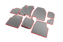 Nissan Qashqai 2010-2014 Tapis de sol EVA pour +2 (3 rangées, gris) photo 2