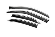 Toyota Yaris/Yaris Cross (XP210) 2020- Déflecteurs de vitres avec moulure chromée (4 pcs, Niken) photo 1