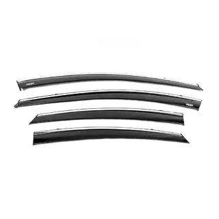 Déflecteurs de vitres avec moulure chromée (4 pcs, Niken) Hyundai Elantra (MD/UD) 2011-2015 photo 1