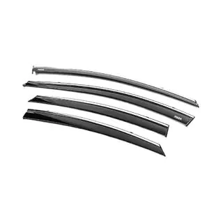 Déflecteurs de vitres avec moulure chromée (4 pcs, Niken) Hyundai Elantra (MD/UD) 2011-2015 photo 2