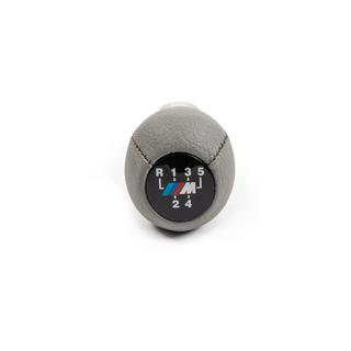 Pommeau de levier de vitesse OEM (similicuir, gris lisse) BMW 5 Series E34 1988-1995 photo 4