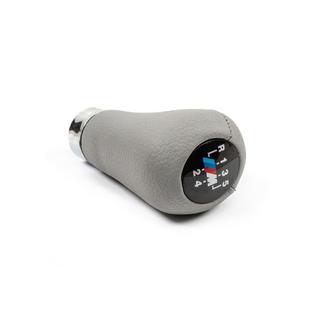 Pommeau de levier de vitesse OEM (similicuir, gris lisse) BMW Série 3 E30 1982–1994 photo 1