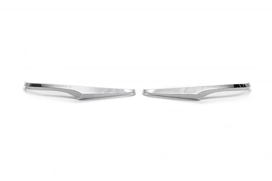 Lexus LX570/450d 2008-2022 Baguettes de rétroviseur 2012↗ côté gauche/conducteur (1 pc, chrome) Photo 3