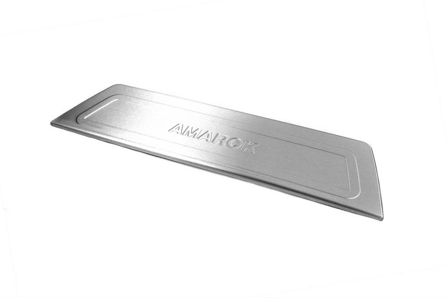 Volkswagen Amarok 2010-2022 Protection de pare-chocs arrière OmsaLine (brillant, inox) Photo 2