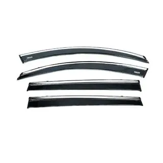 Déflecteurs de vitres avec moulure chromée (4 pcs, Niken) Chery Tiggo 7 2020- photo 4