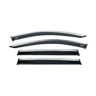 Déflecteurs de vitres avec moulure chromée (4 pcs, Niken) photo 3