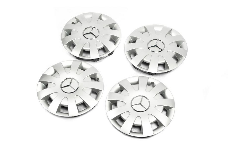 Mercedes Sprinter W906 2006–2018 Enjoliveurs gris ABS R16 (1 pièce, lot de 4) Image