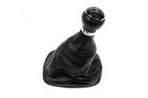 Volkswagen Passat B5 1997-2005 Pommeau de levier de vitesse avec soufflet noir (5 vitesses) photo 3
