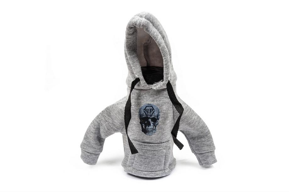 Housse de levier de vitesse sweat à capuche V913 (Crâne QP) Image