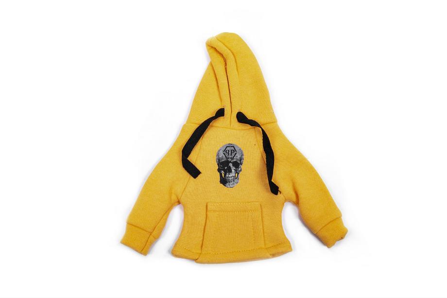 Housse de levier de vitesse sweat à capuche V912 (Crâne QP) Image