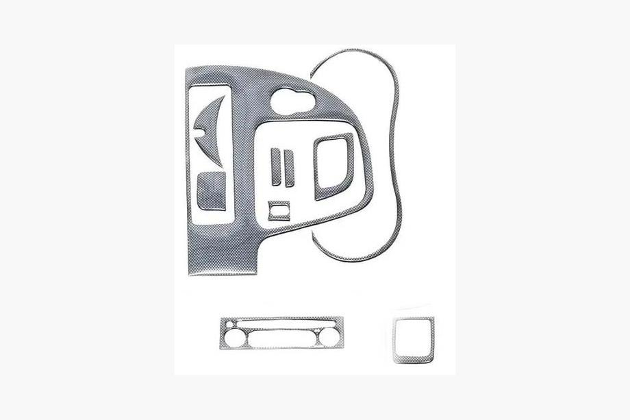 Renault Kangoo 2008–2020 Habillages de tableau de bord carbone (petit kit) Image